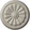 Ekena Millwork Olivia Ceiling Medallion (Fits Canopies up to 2 1/8"), 7 7/8"OD x 1 1/8"P, Pot of Cream Crackle CM07OLPCC - alternate 1